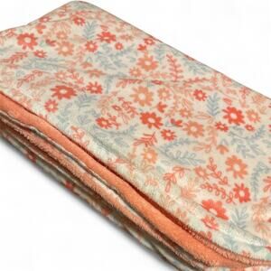 Pink Floral Baby Blanket 30" x 40"